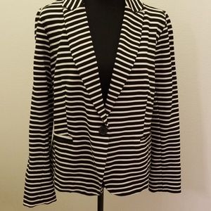 Striped Cotton Blazer